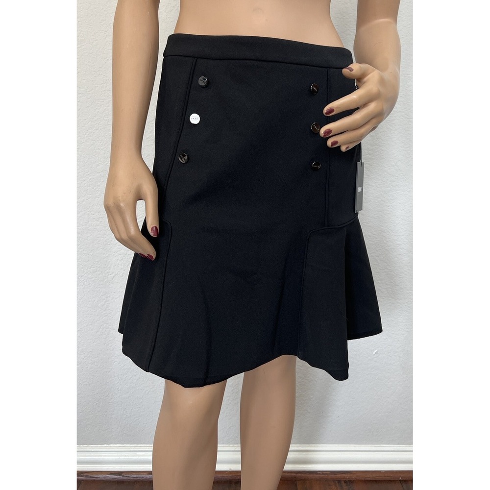 DKNY Black Skirt Size 2 NWT